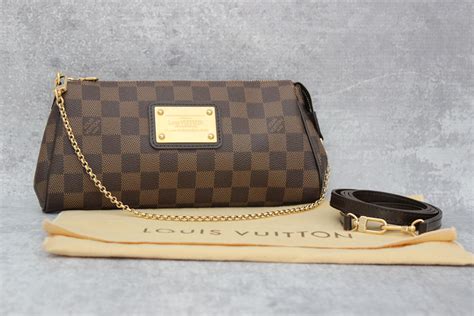 louis vuitton eva clutch damier ebene review|louis vuitton damier ebene satchel.